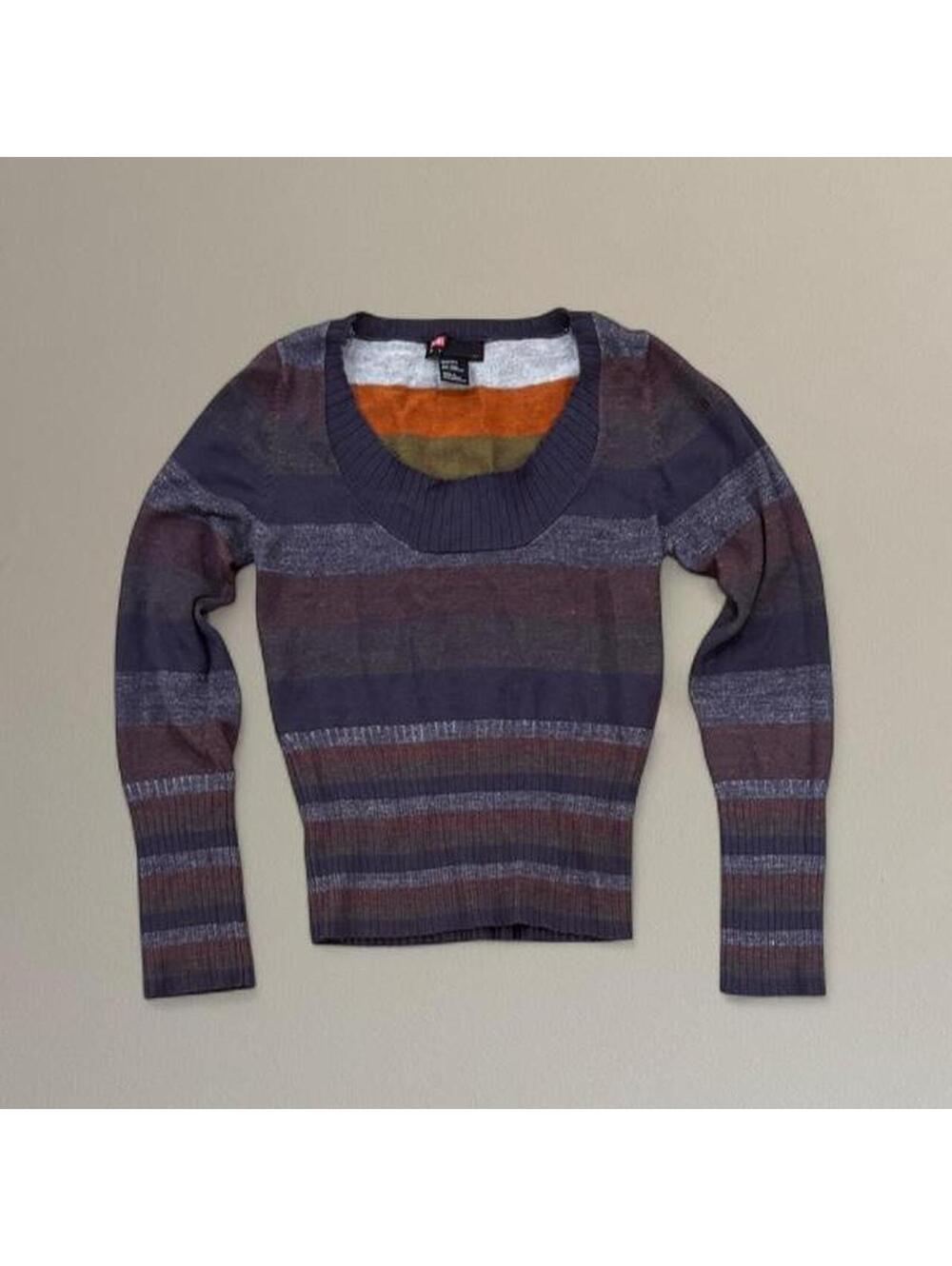 Y2K Diesel striped wool sweater. Size S